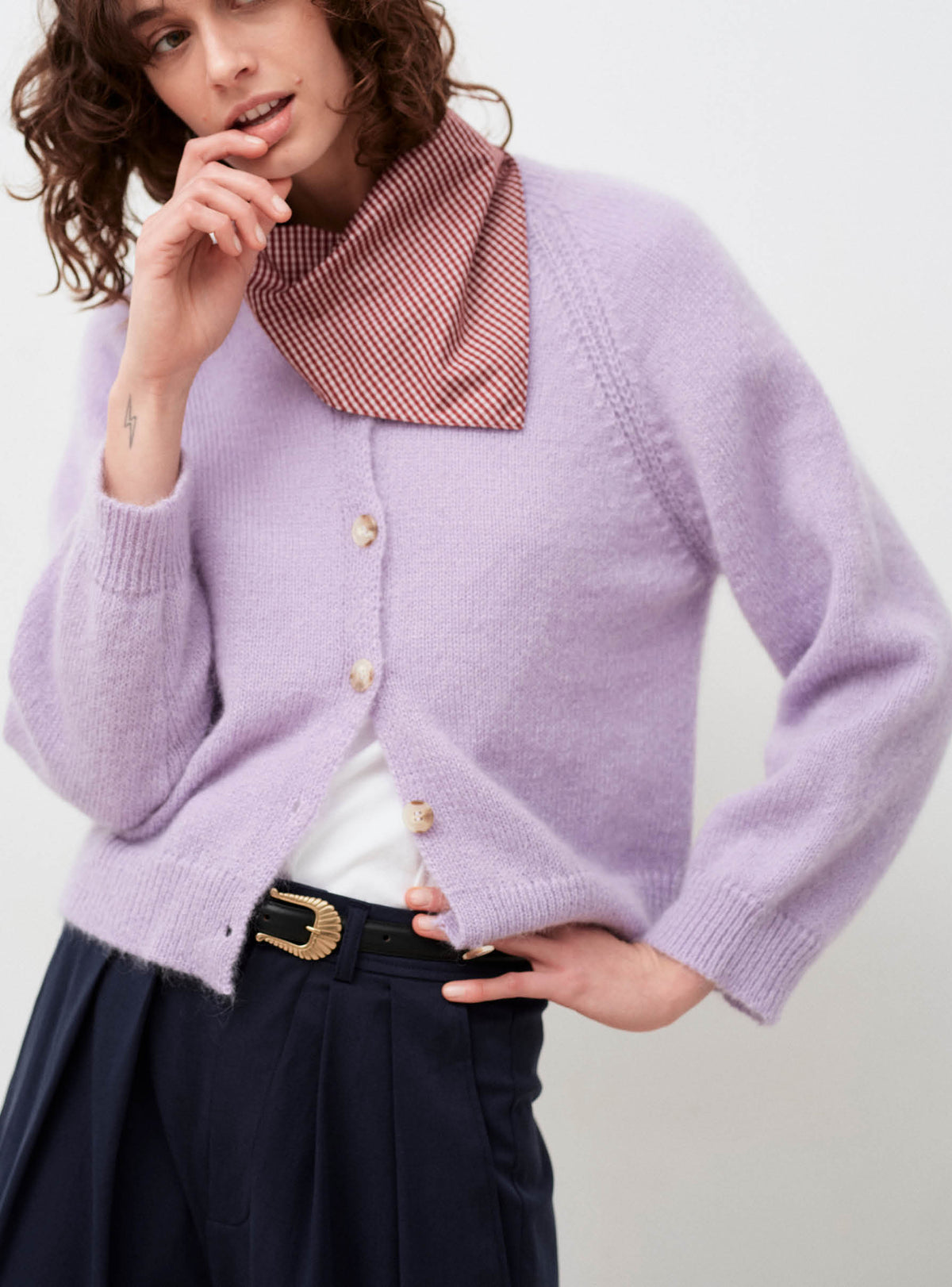 Gilet Winnie Mauve