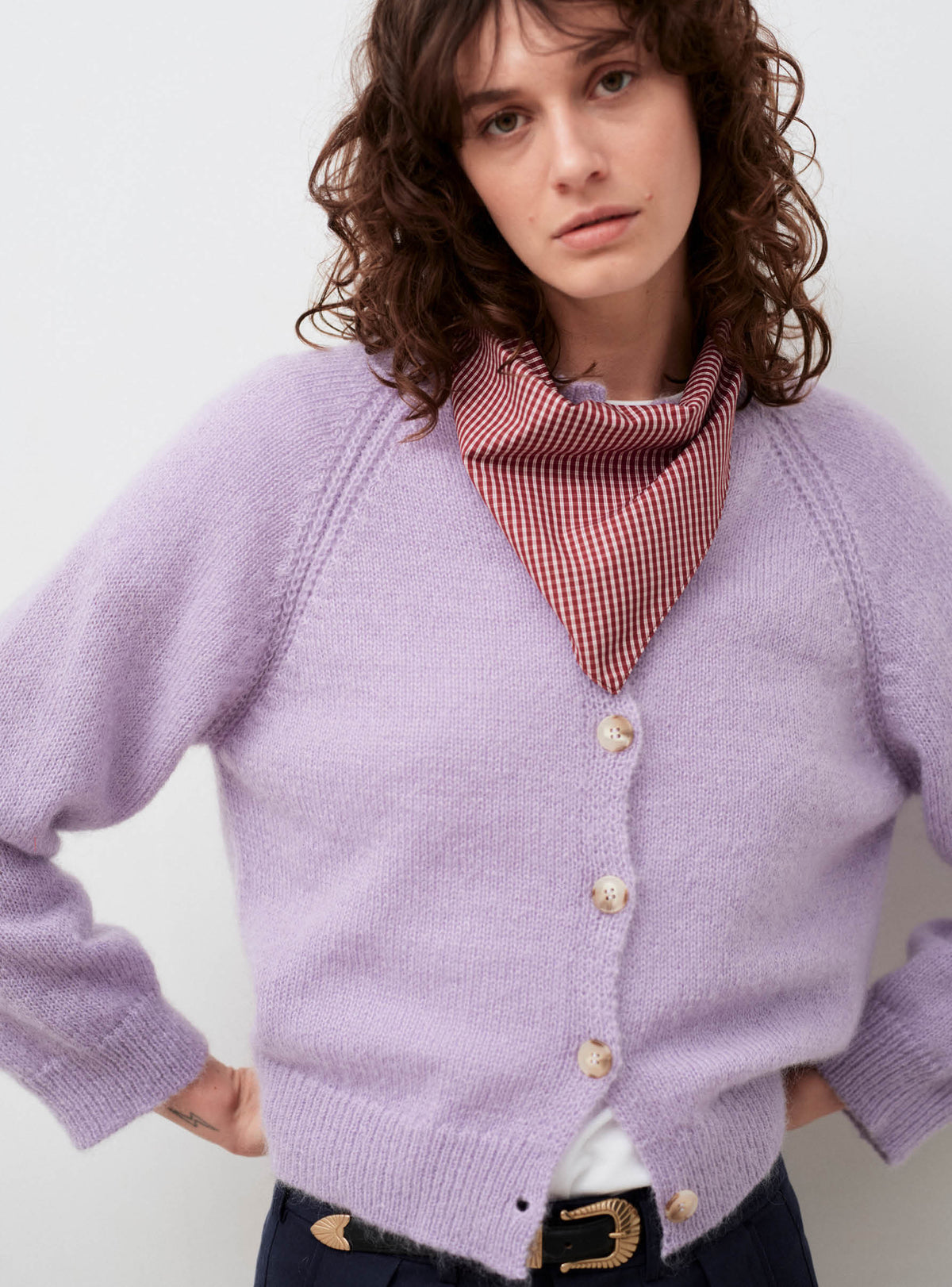 Gilet Winnie Mauve