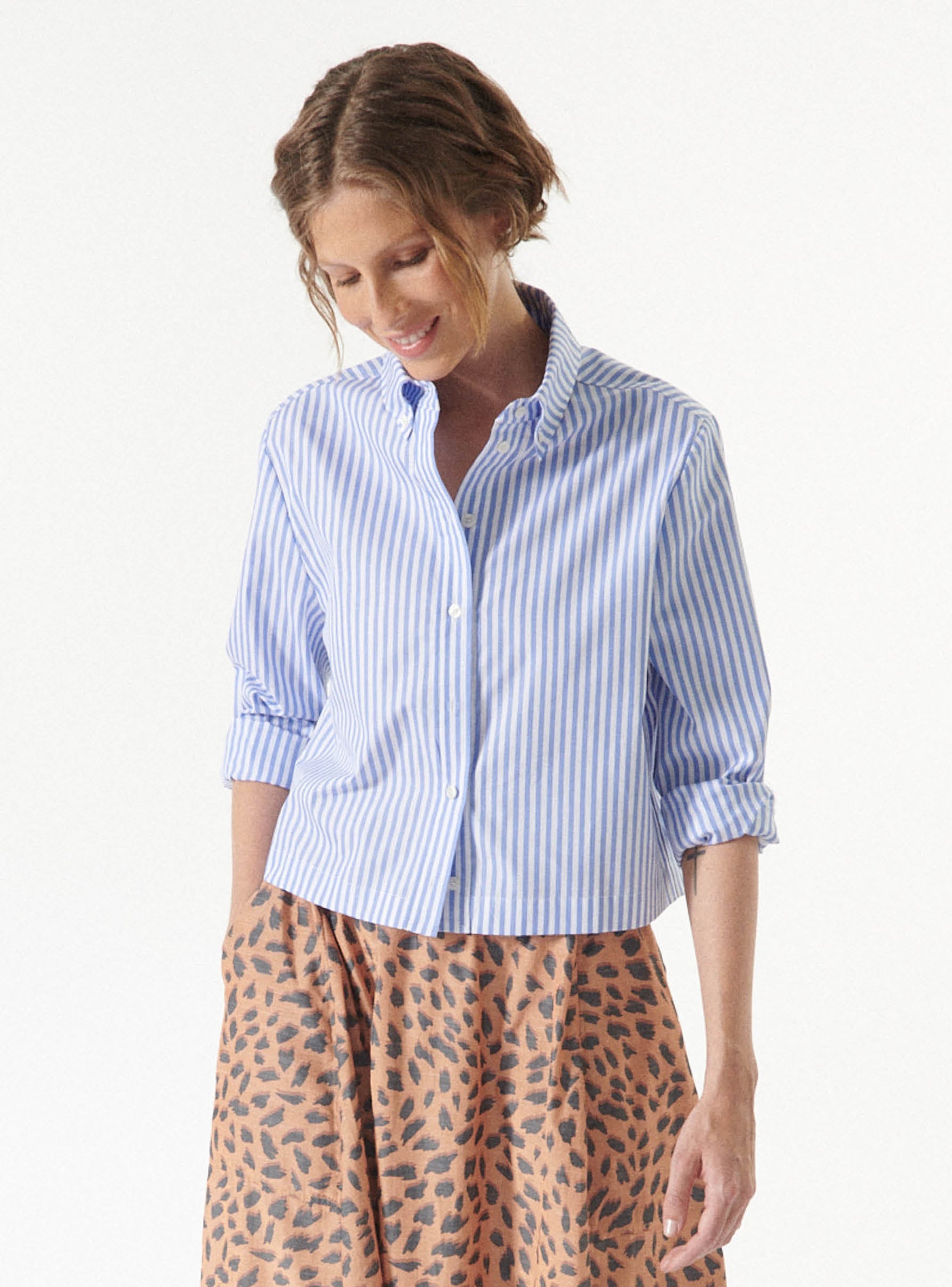 Chemise Sofia Bleuet