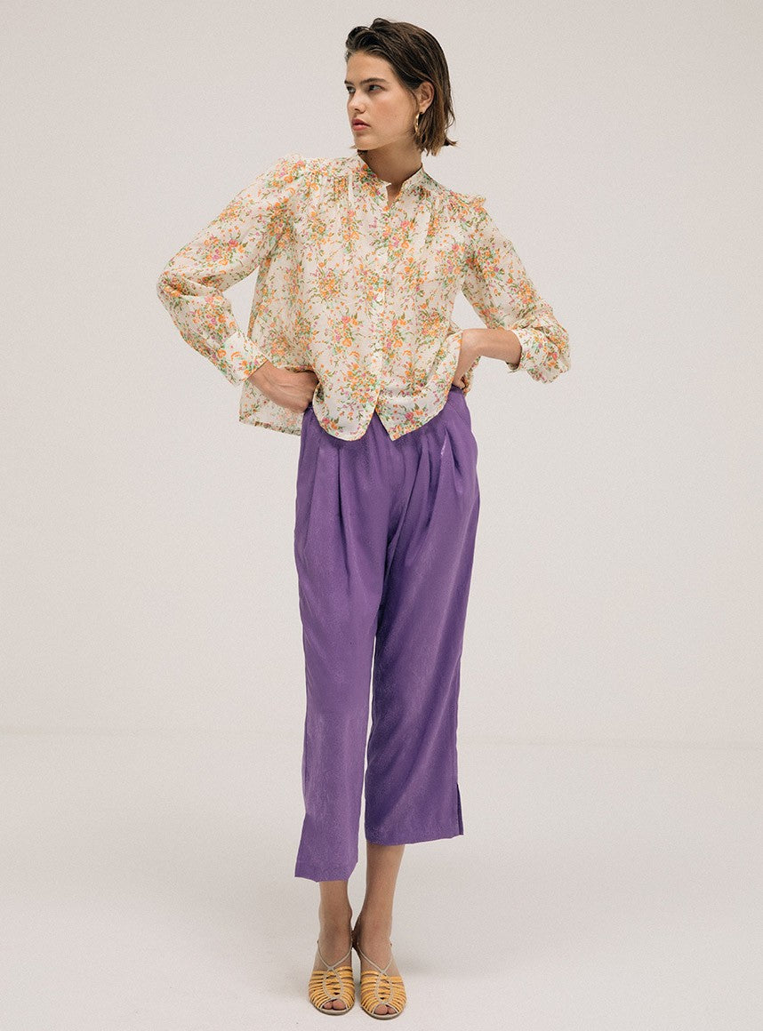 Malo Lilac Trousers